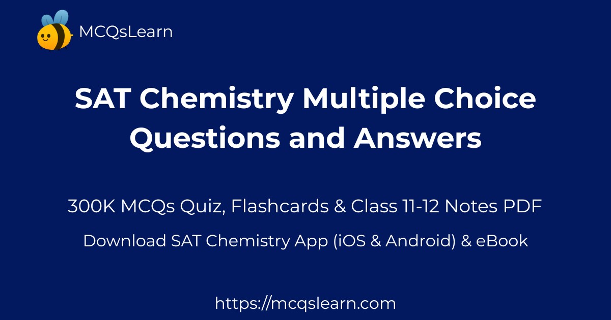 Descriptive Chemistry MCQ [PDF] Questions and Answers | Descriptive ...